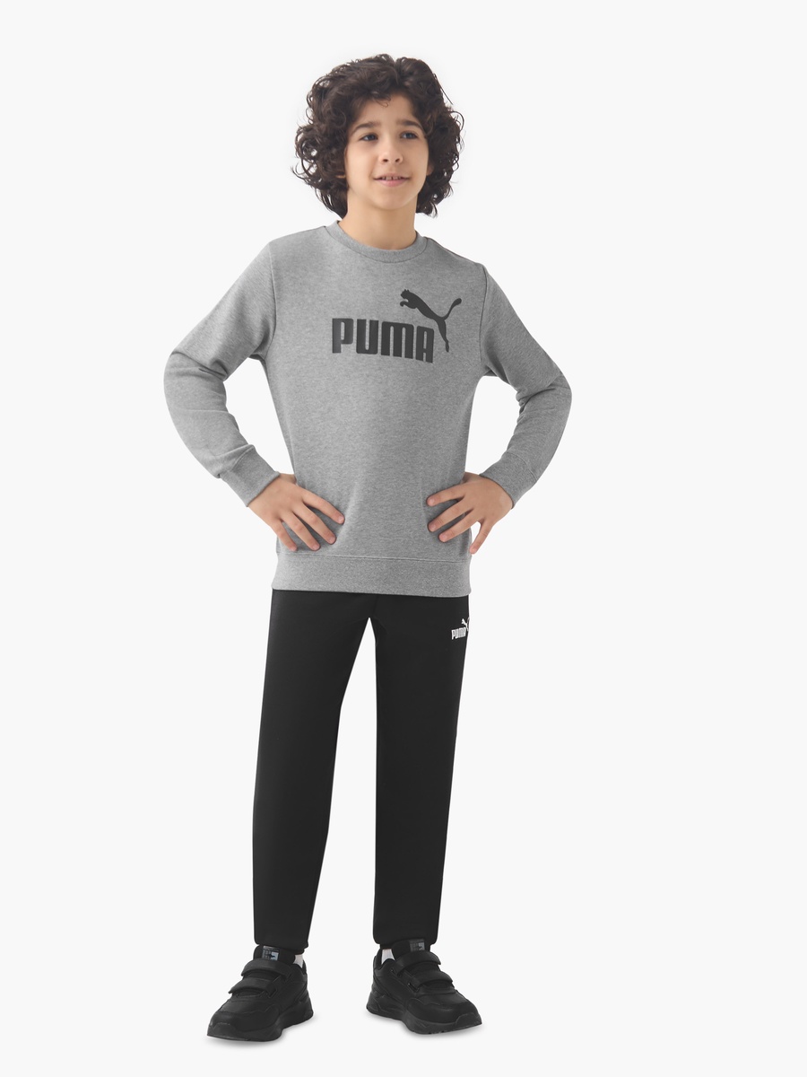 Logo Print Sweatshirt with Long Sleeves