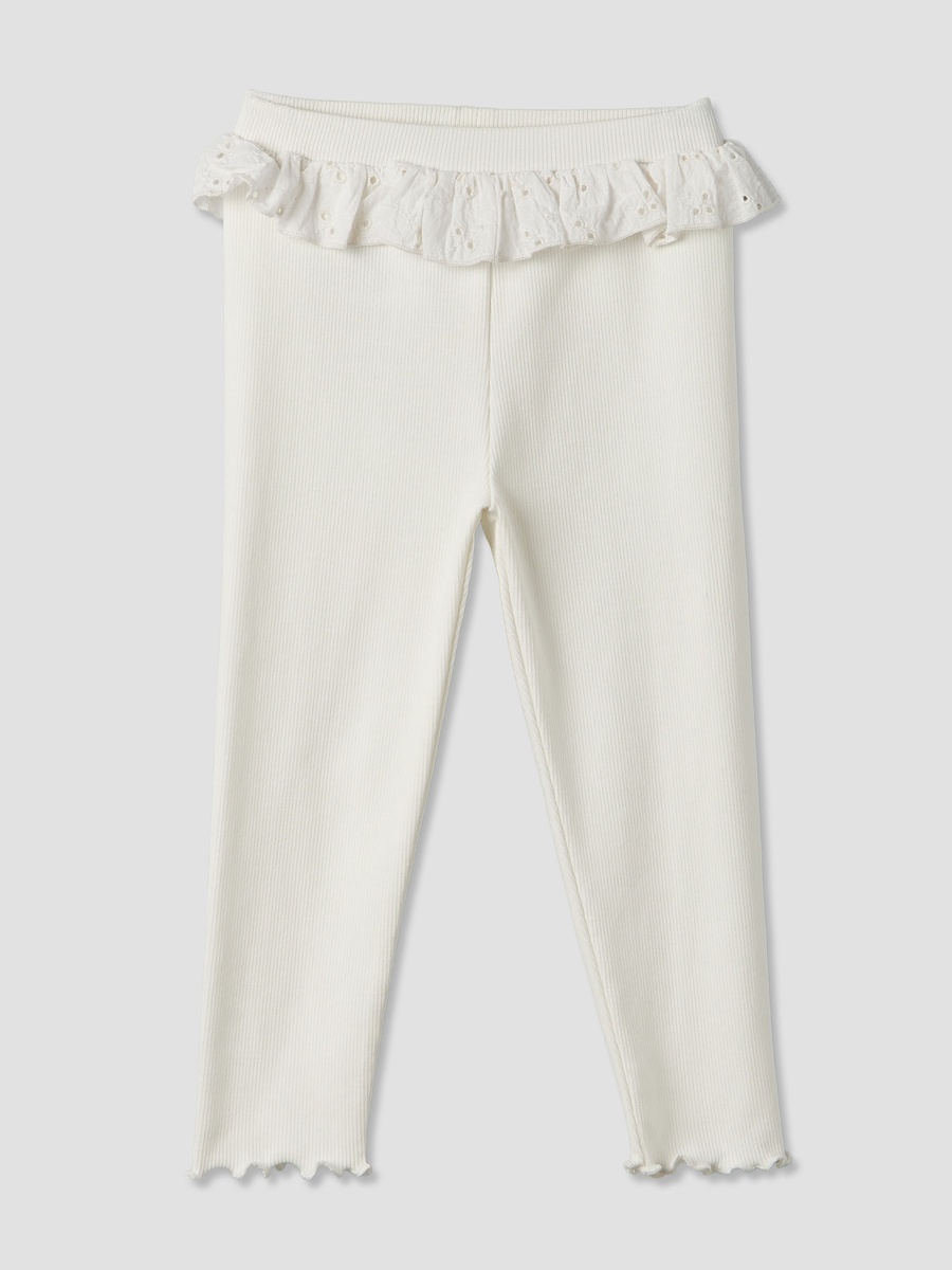Leggings with Ruffle Detail