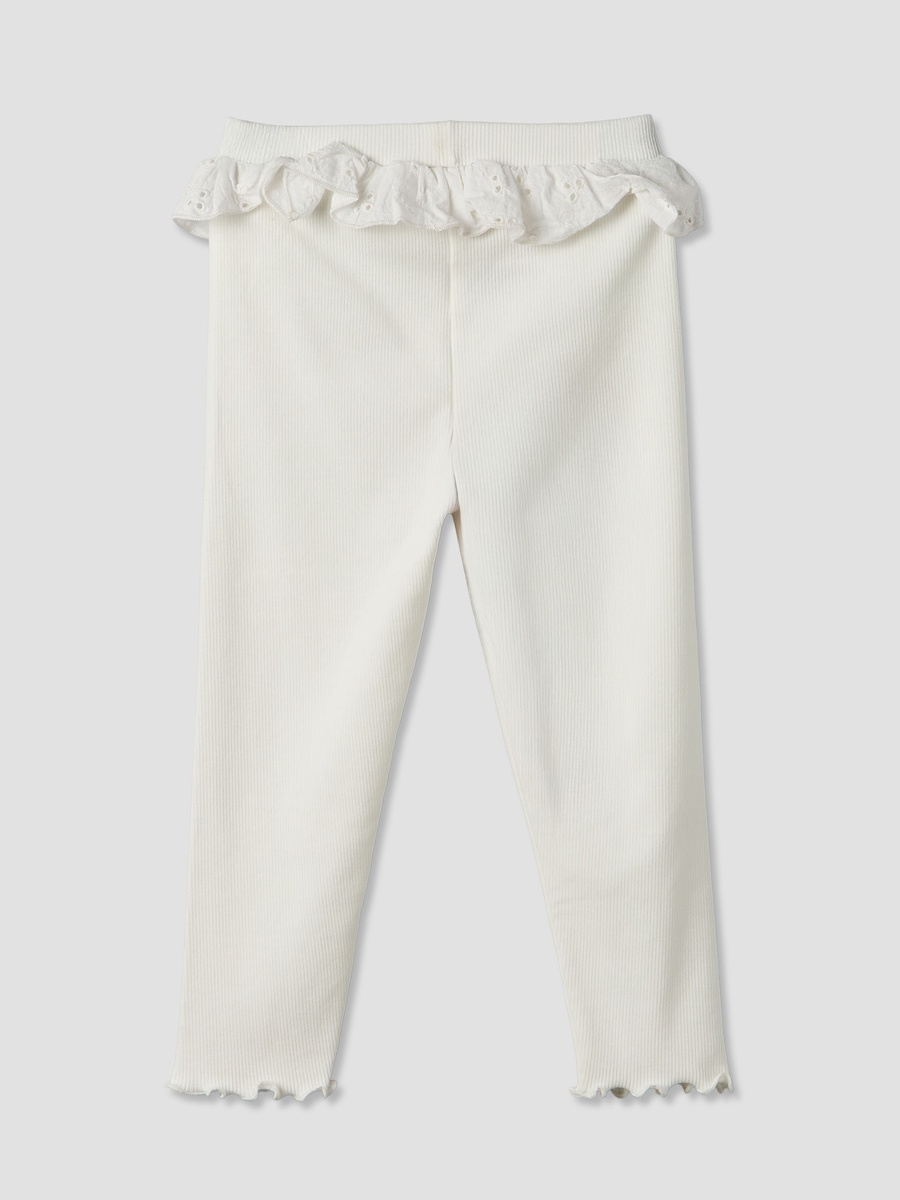Leggings with Ruffle Detail