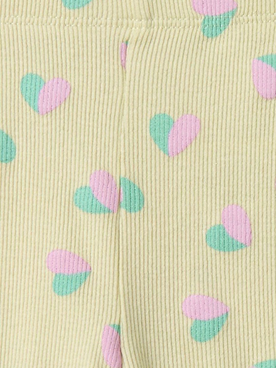 Leggings with Heart Print