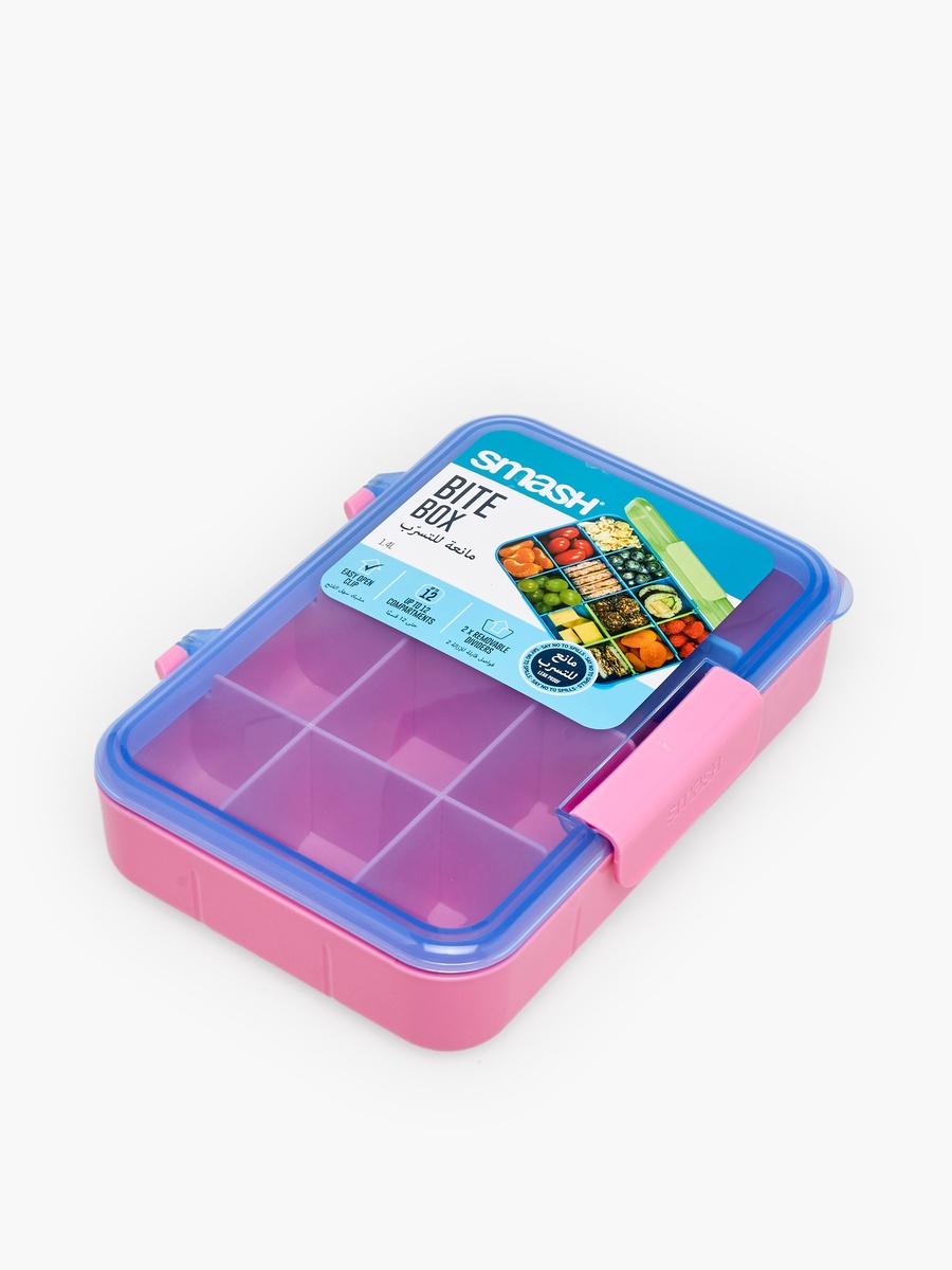 Solid Bite Box with Clip Lock Lid