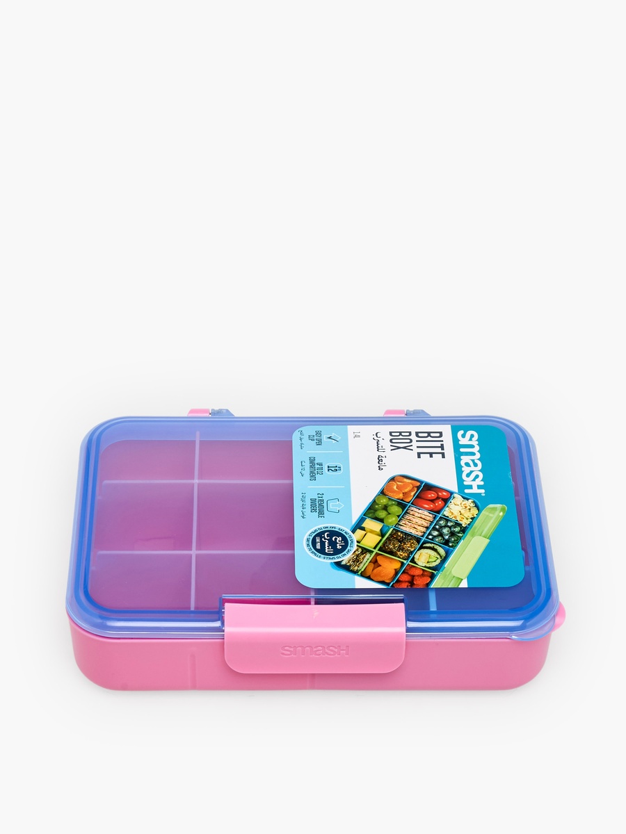 Solid Bite Box with Clip Lock Lid