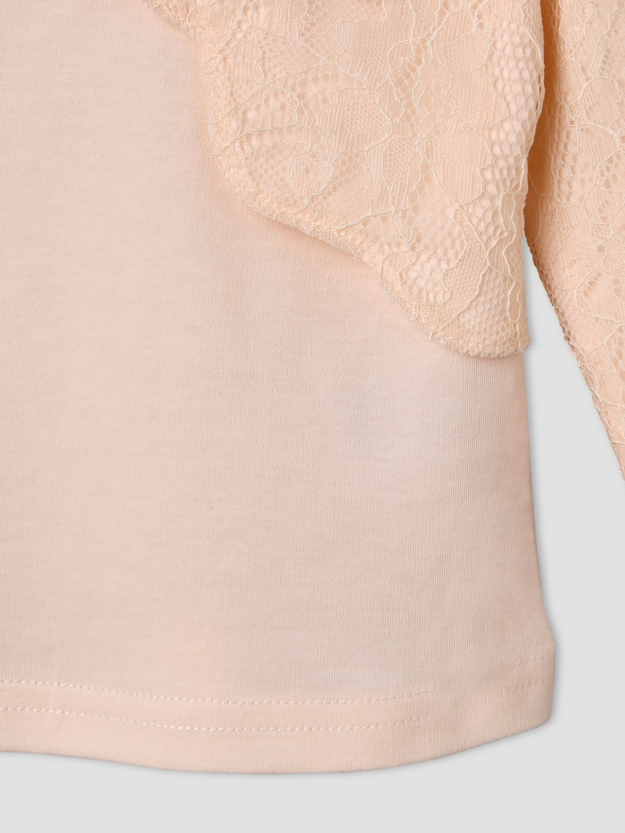 Cotton Collared Long Sleeves Pyjama Set with Lace Detail