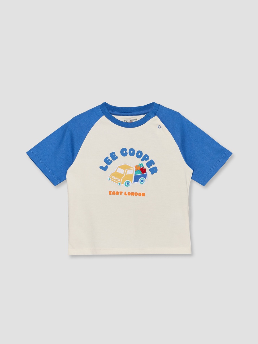 Crew Neck Short Sleeves T-Shirt and Shorts Set with Graphic Print