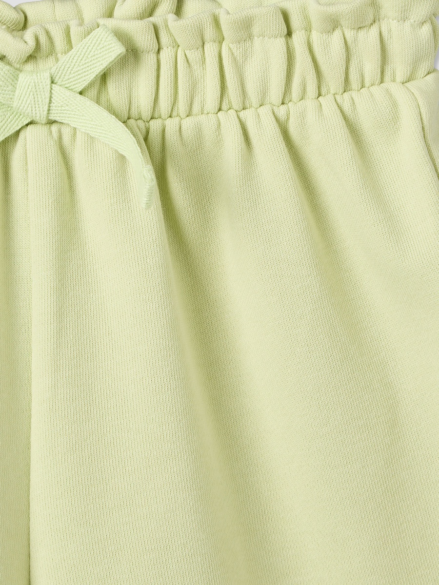 Knee Length Elasticated Waist Shorts with Ruffle Trim