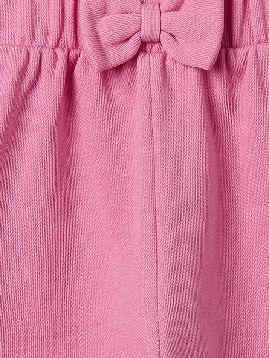 Above Knee Elasticated Waist Shorts with Ruffle Trim