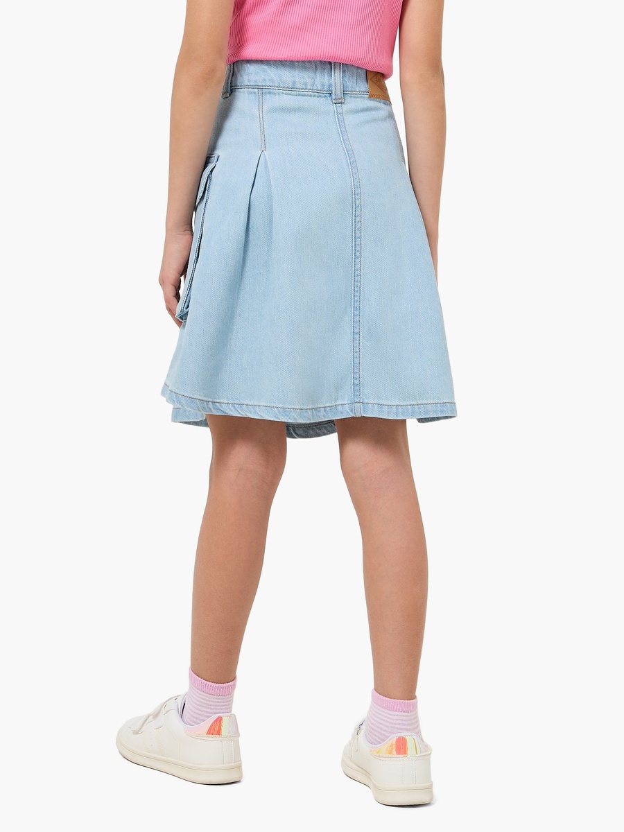 Skirt with Flap Pockets