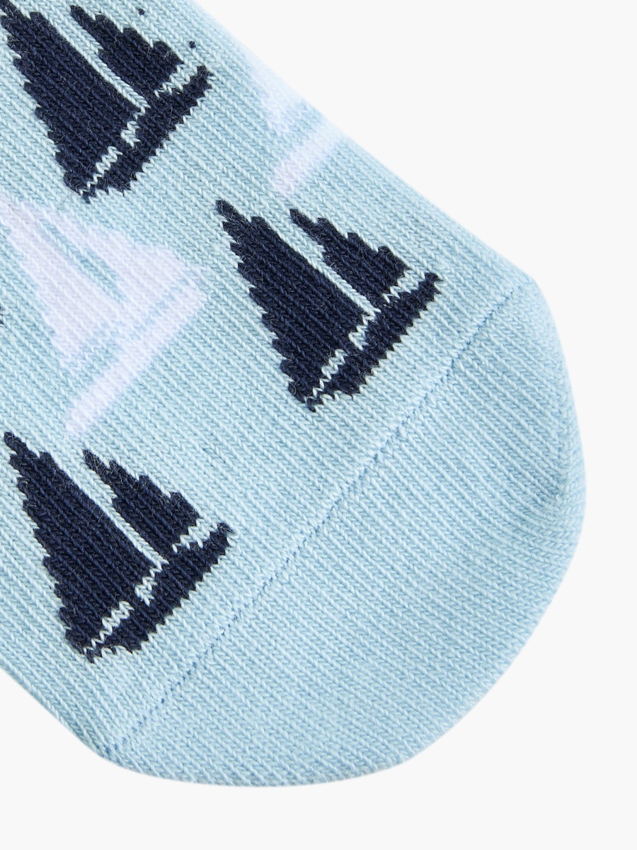 Printed Ankle Length Socks - Set of 3