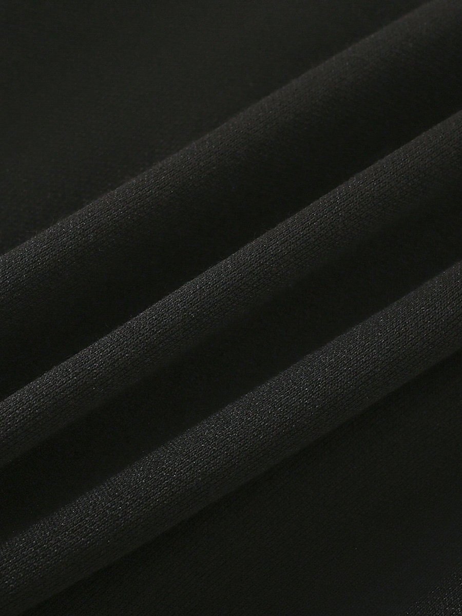 Boys Long Sleeve Black Polo Shirt