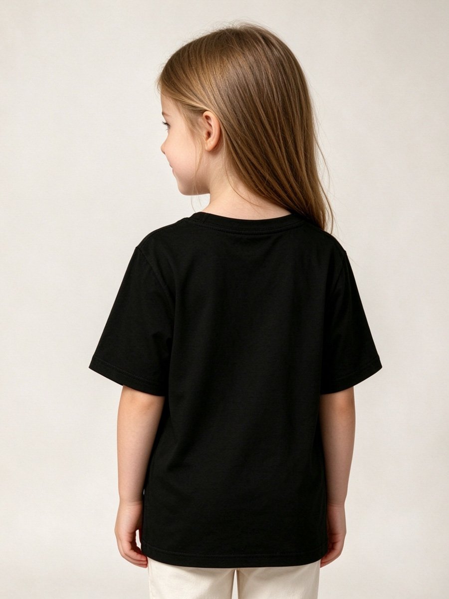 Girls Graphic Print Short Sleeve T-Shirt