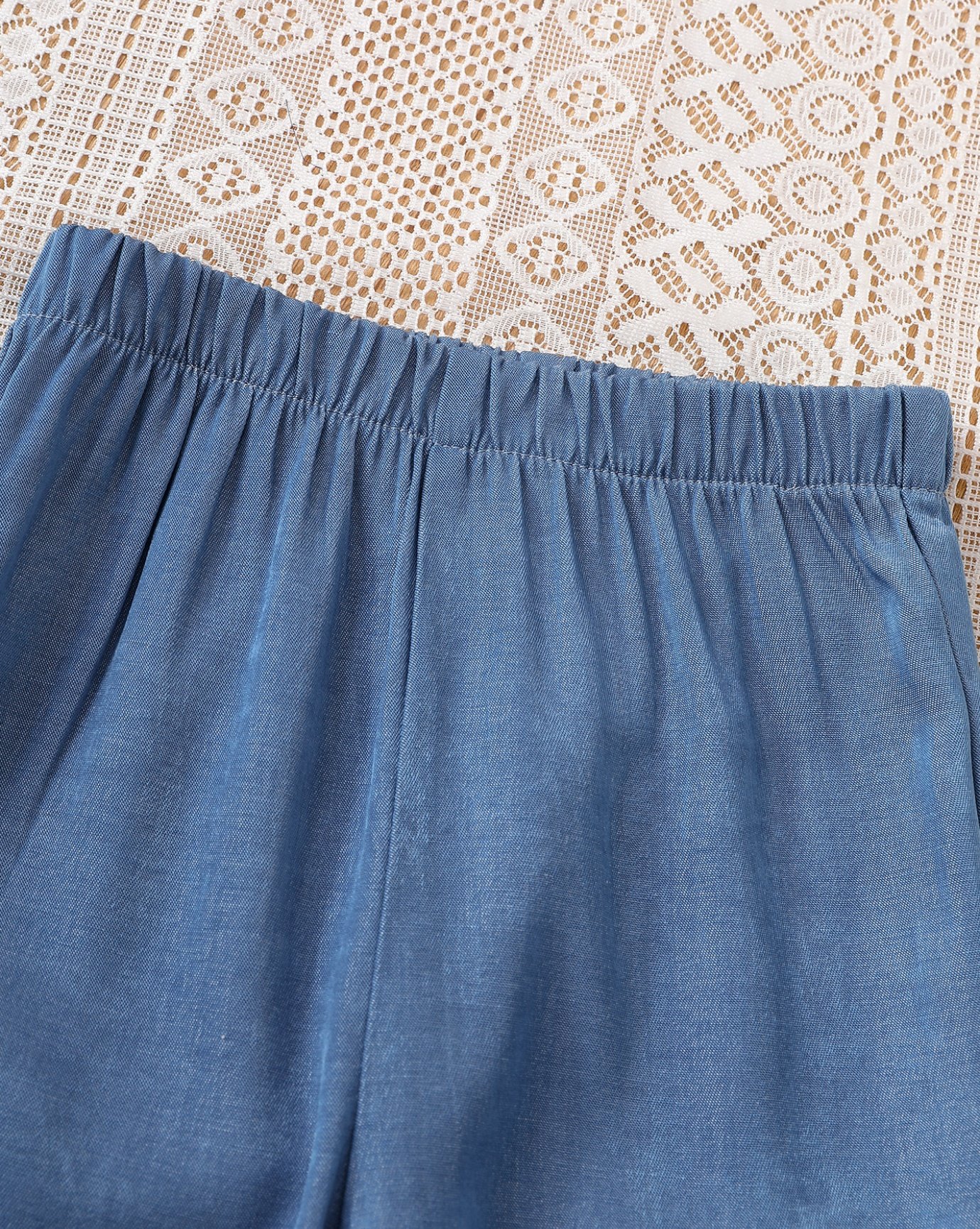 Girls Blue Long Sleeve Top and Trousers Set