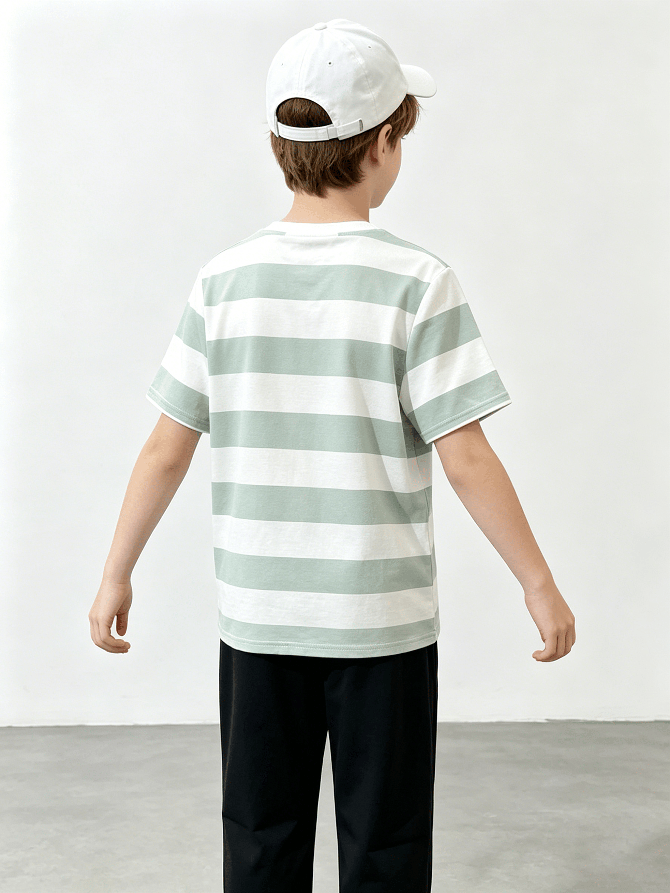 Boys Striped T-Shirt and Pants Set