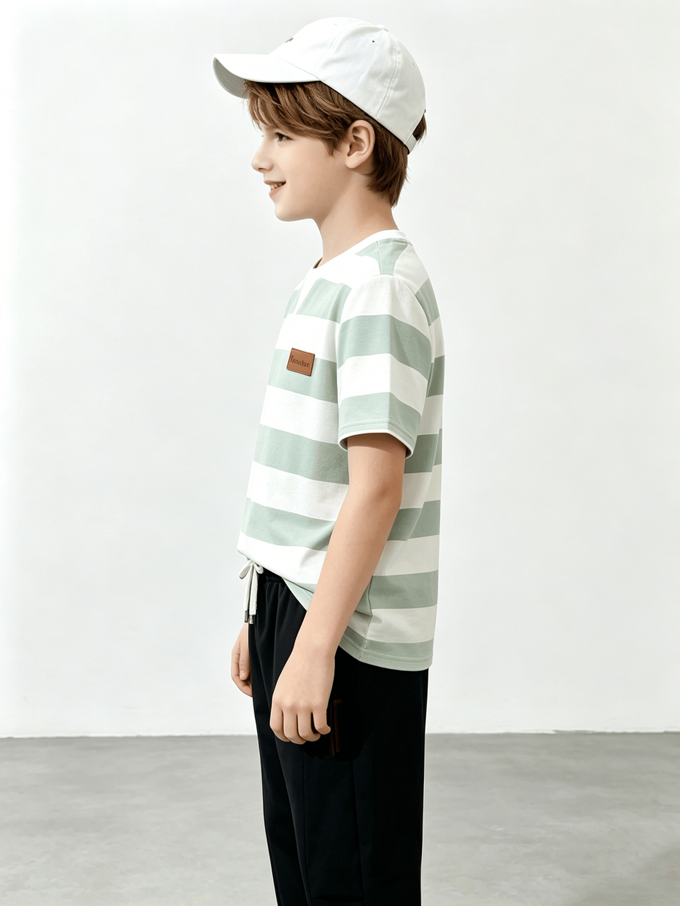 Boys Striped T-Shirt and Pants Set