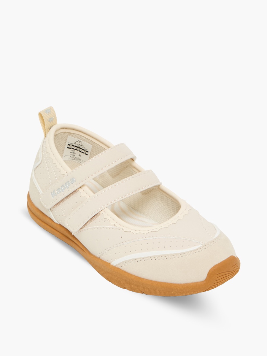 Girls Panelled Hook and Loop Sneakerina Shoes