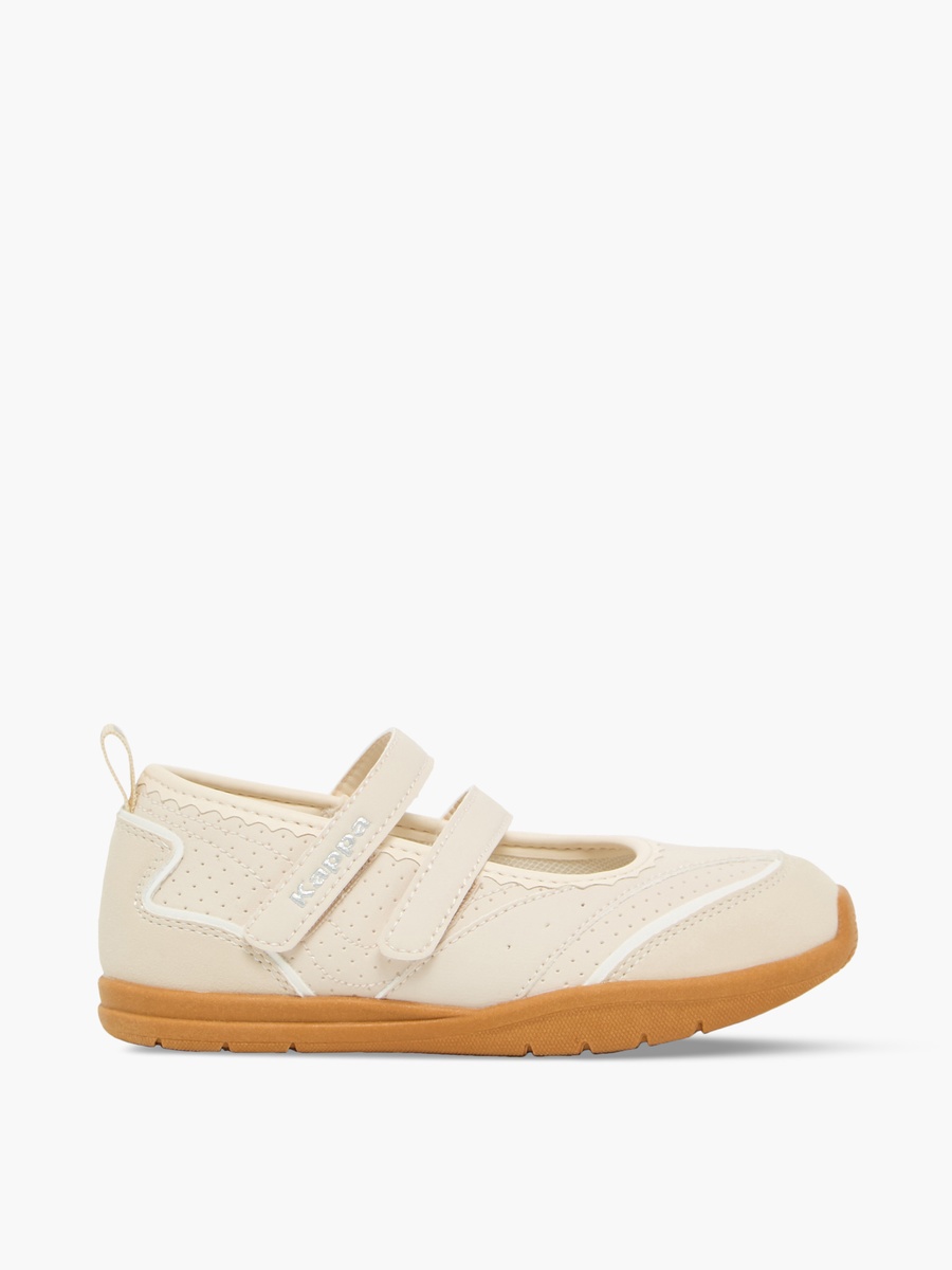 Girls Panelled Hook and Loop Sneakerina Shoes