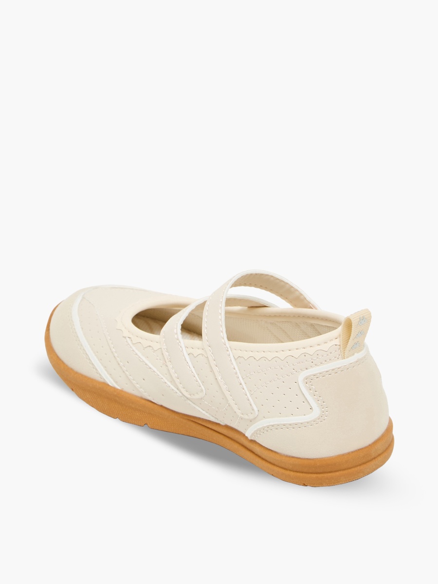 Girls Panelled Hook and Loop Sneakerina Shoes