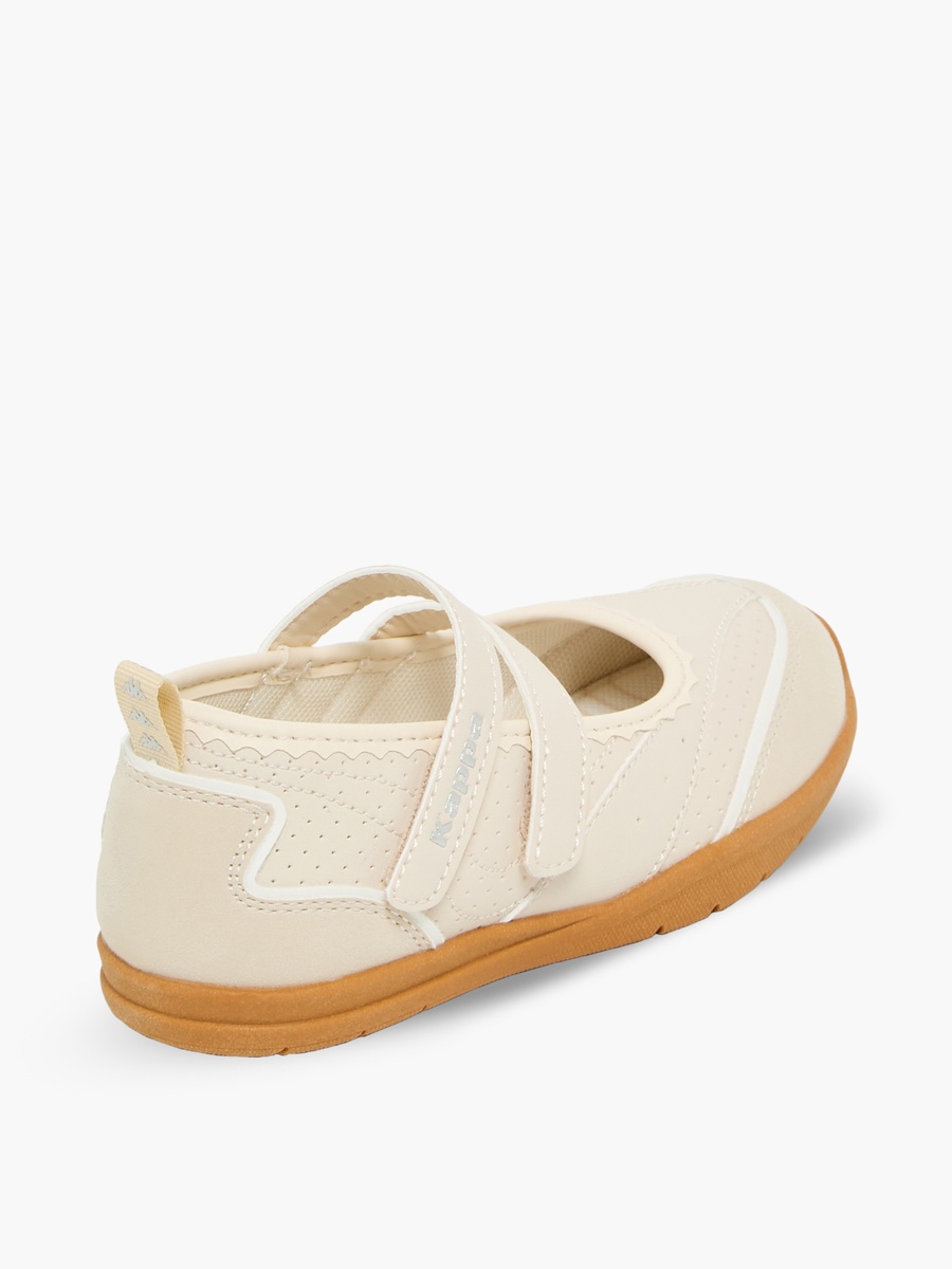 Girls Panelled Hook and Loop Sneakerina Shoes