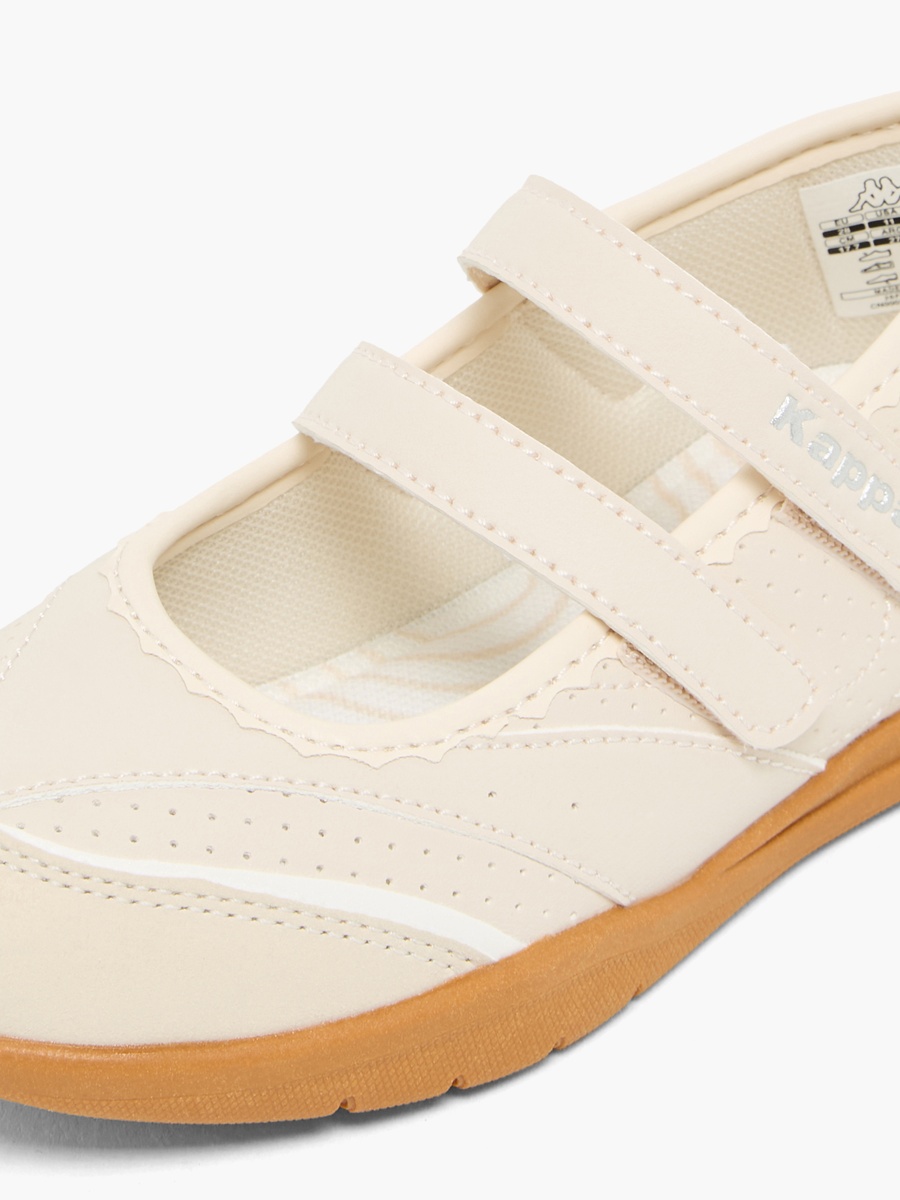 Girls Panelled Hook and Loop Sneakerina Shoes