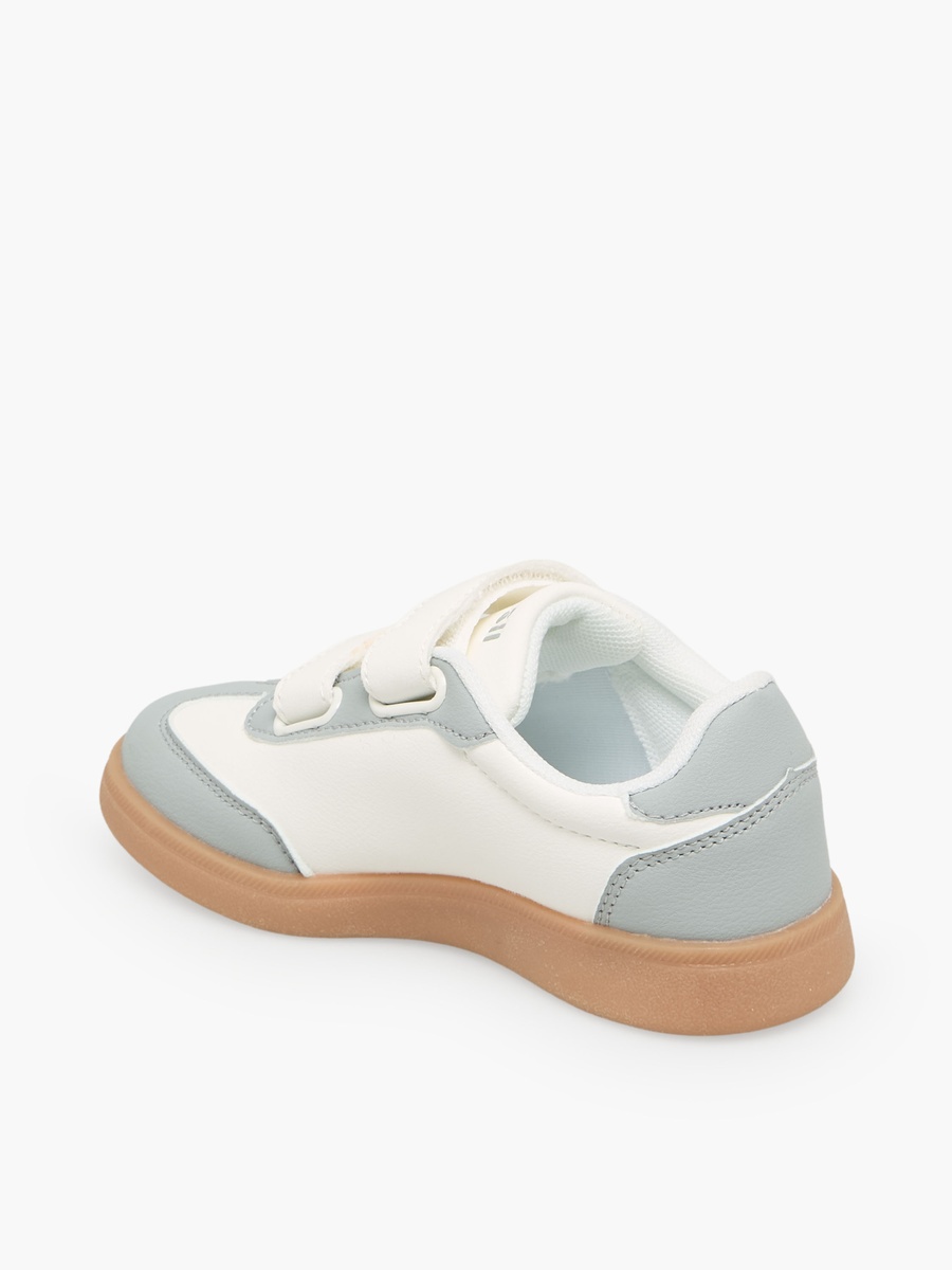 Boys Hook and Loop Ankle Sneakers