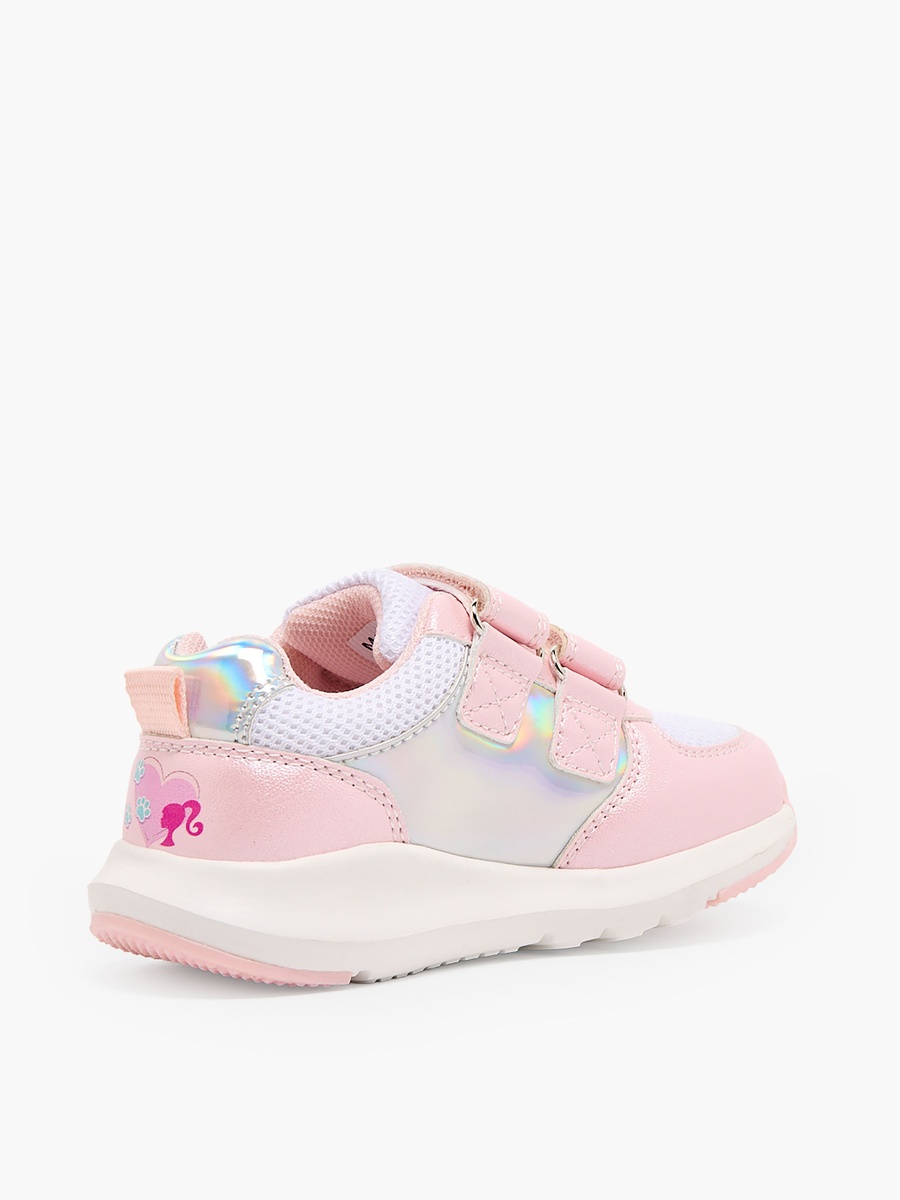 Girls Hook and Loop Ankle Sneakers