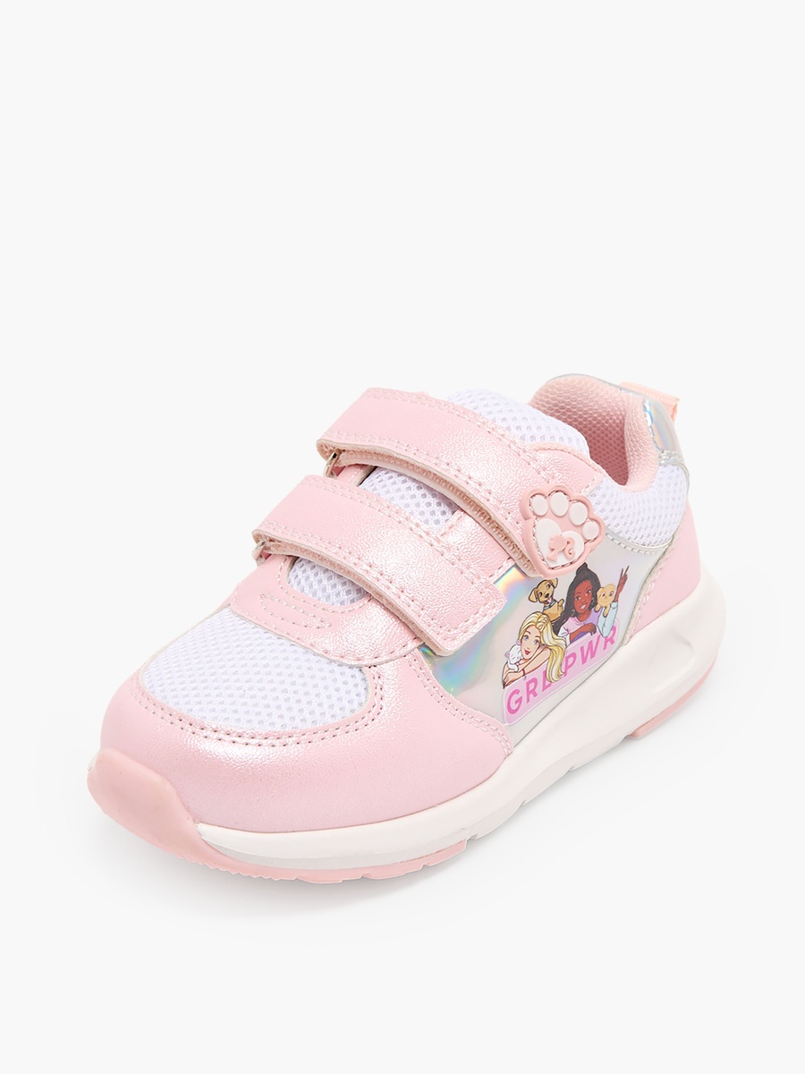 Girls Hook and Loop Ankle Sneakers