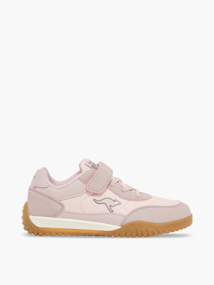 Girls Colourblock Hook and Loop Sports Shoes