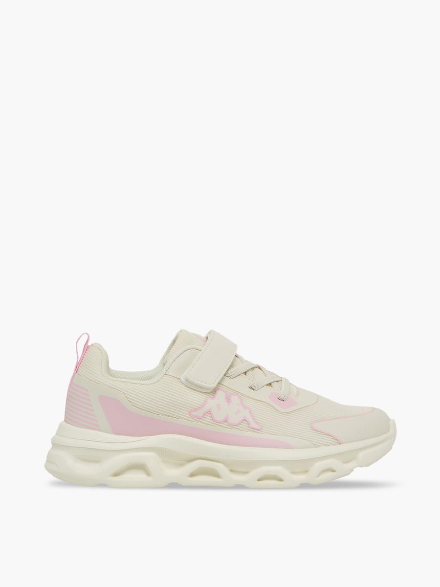 Girls Panelled Hook and Loop Sports Shoes