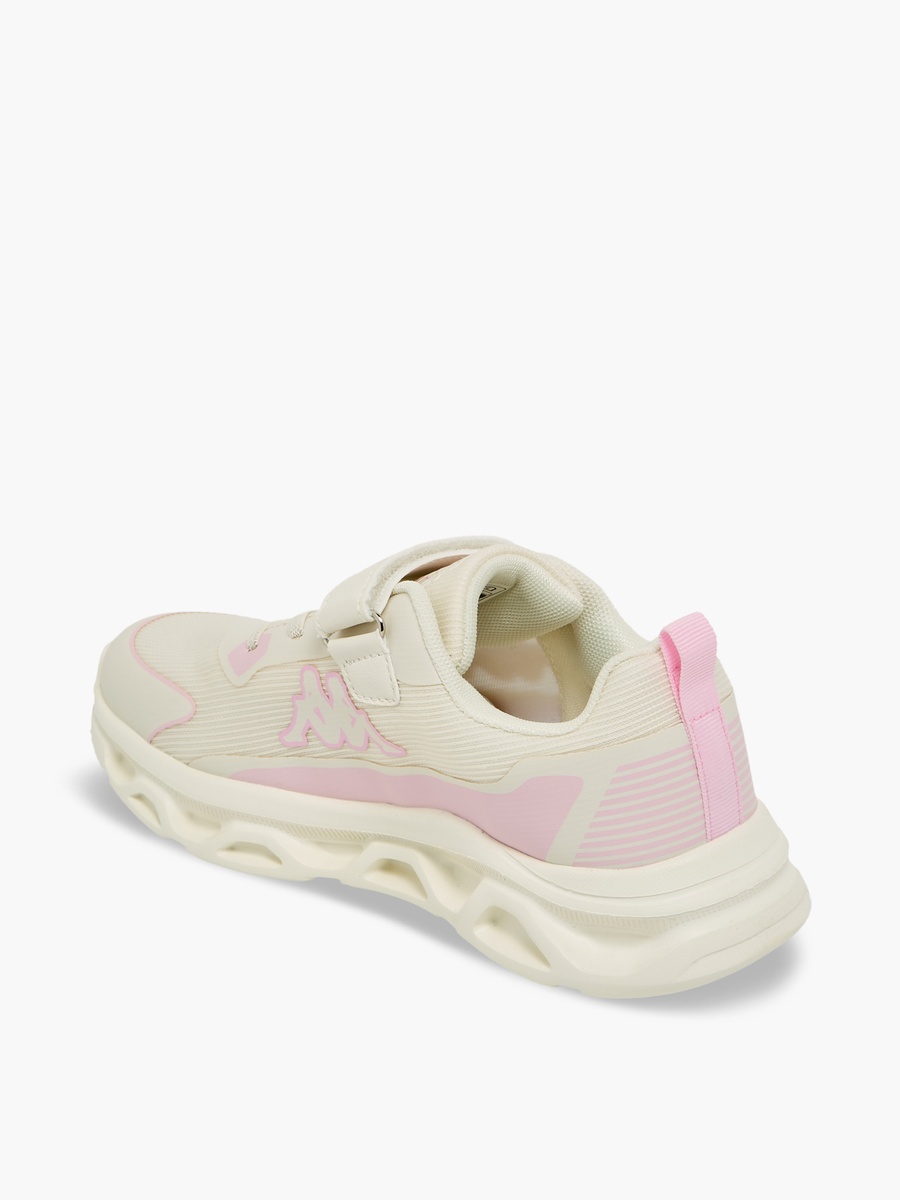 Girls Panelled Hook and Loop Sports Shoes