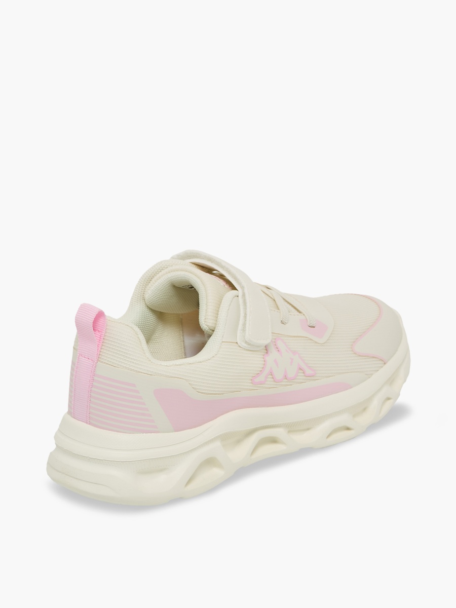 Girls Panelled Hook and Loop Sports Shoes