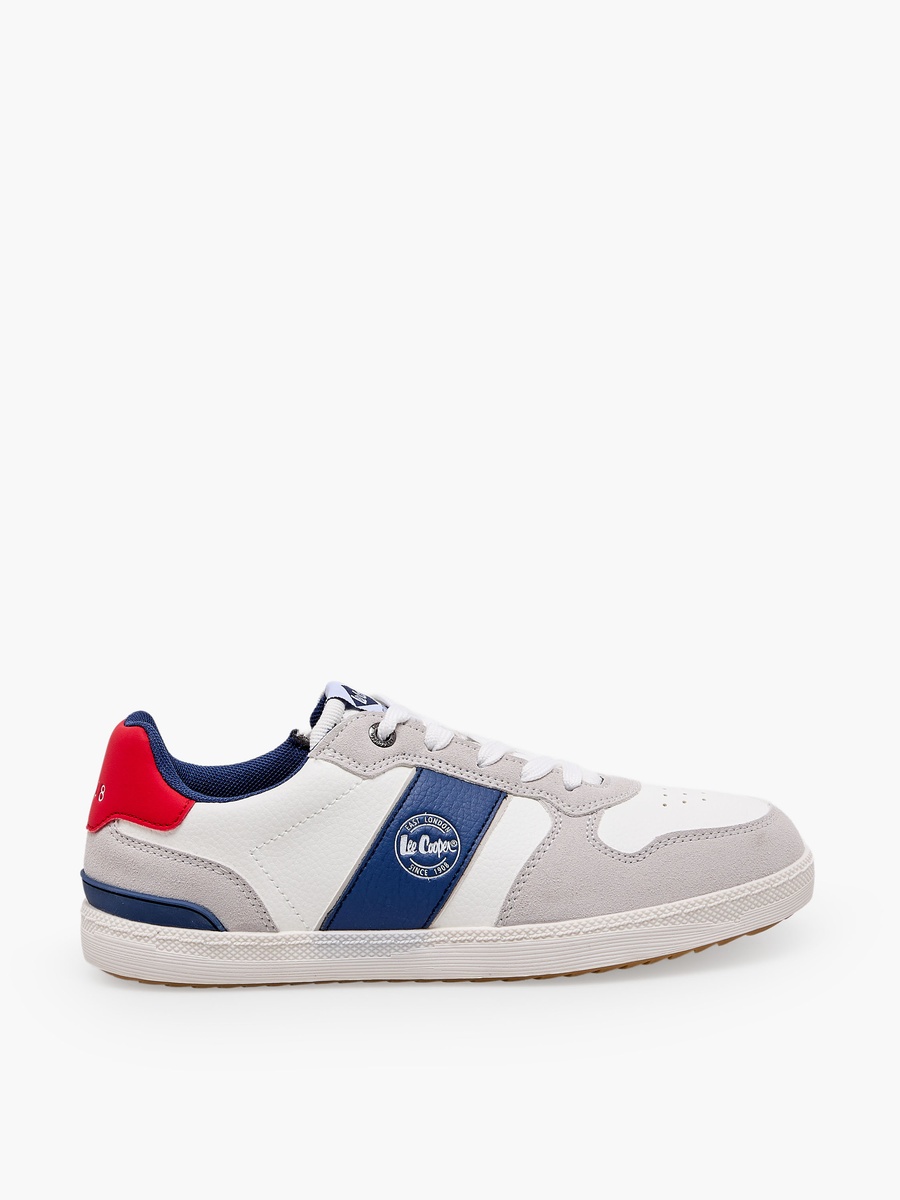 Boys Panelled Lace-Up Sneakers