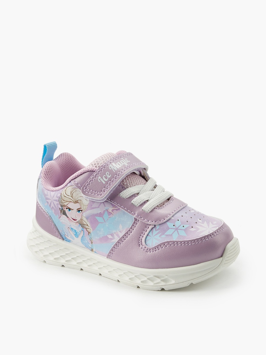 Girls Frozen Print Ankle Sneakers