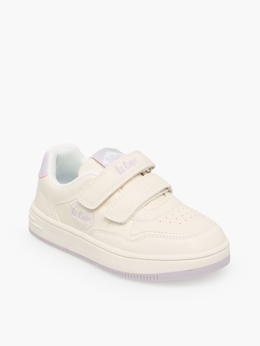 Girls Hook and Loop Ankle Sneakers