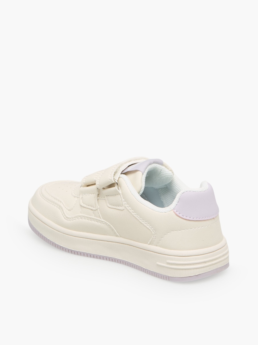 Girls Hook and Loop Ankle Sneakers