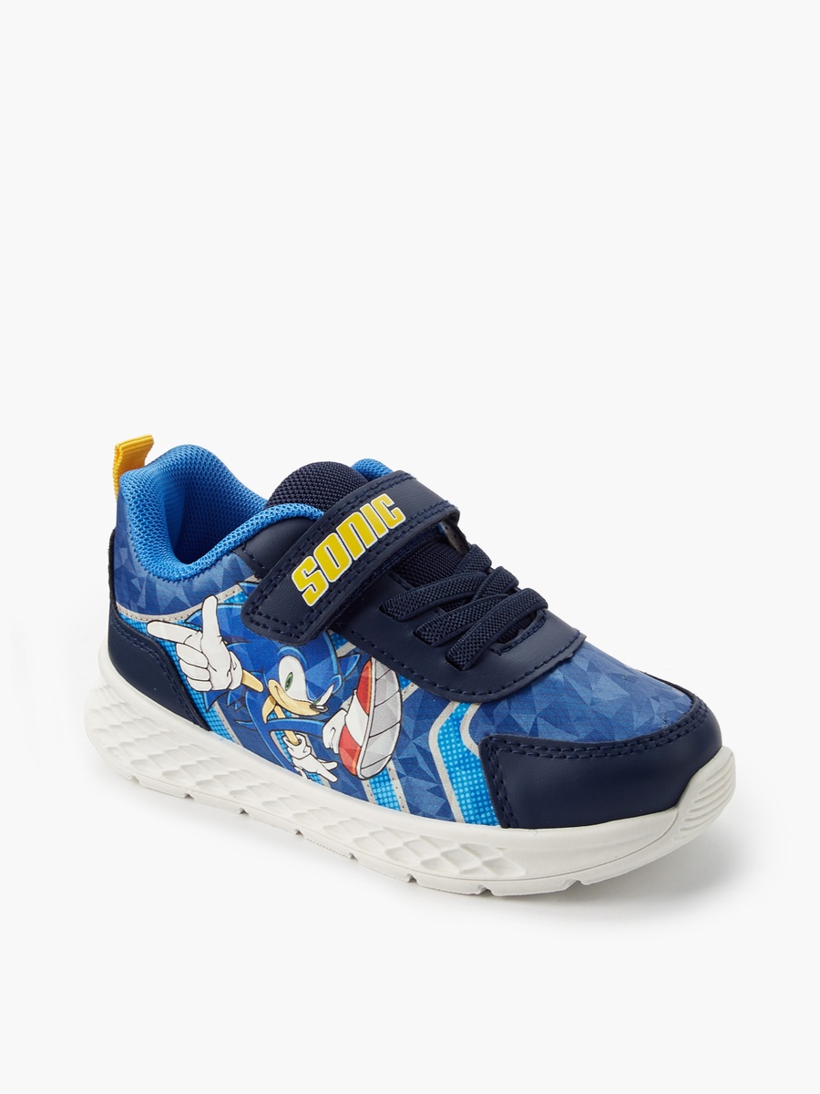 Boys Hook and Loop Ankle Sneakers