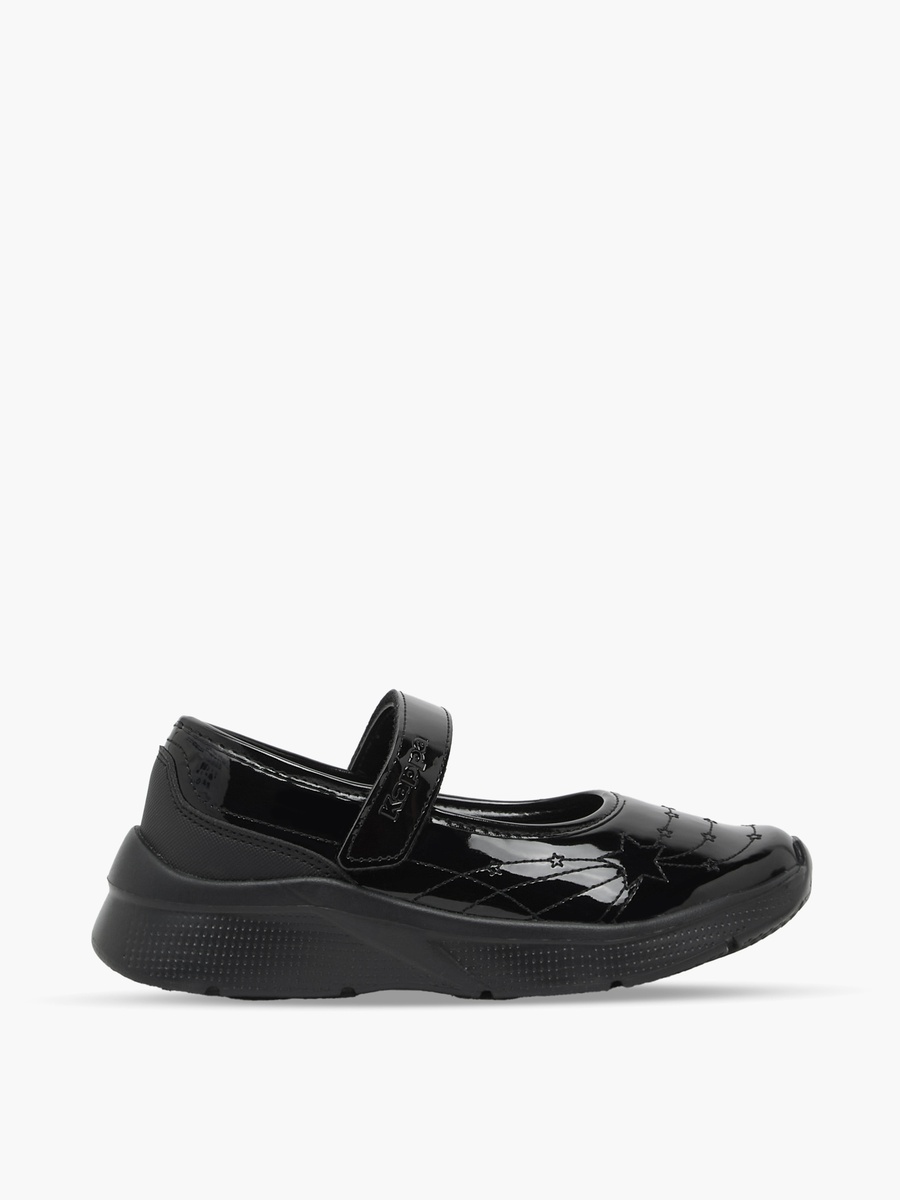 Girls Hook and Loop Mary Jane School Shoes