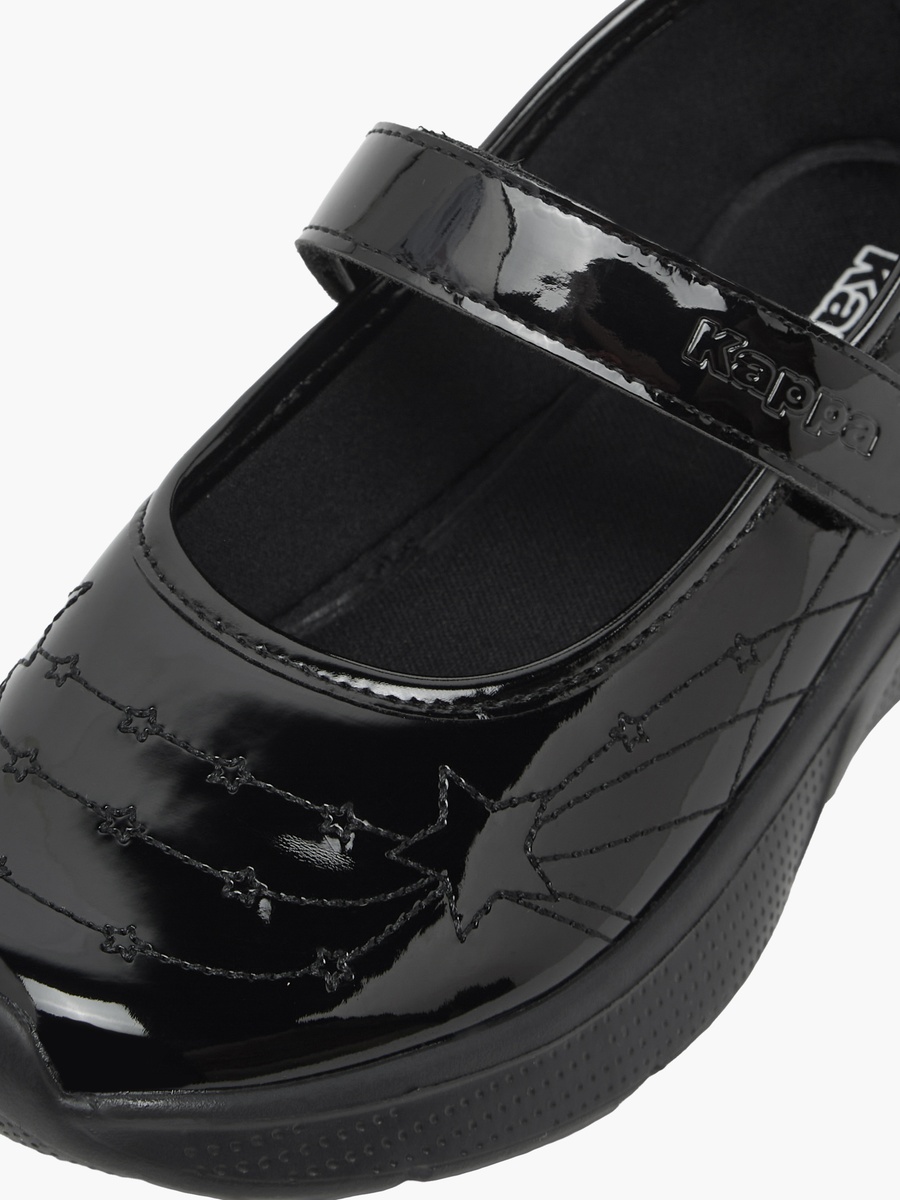 Girls Hook and Loop Mary Jane School Shoes