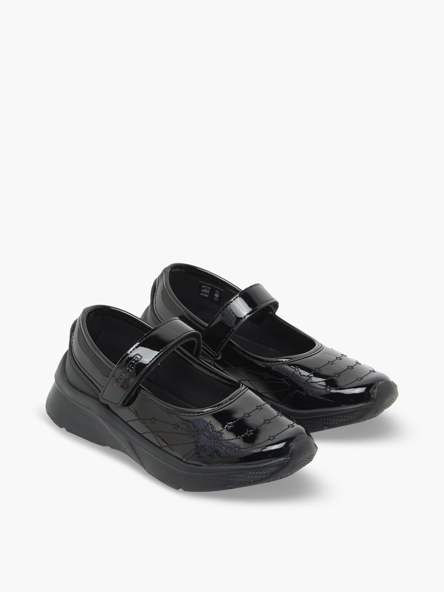 Girls Hook and Loop Mary Jane School Shoes