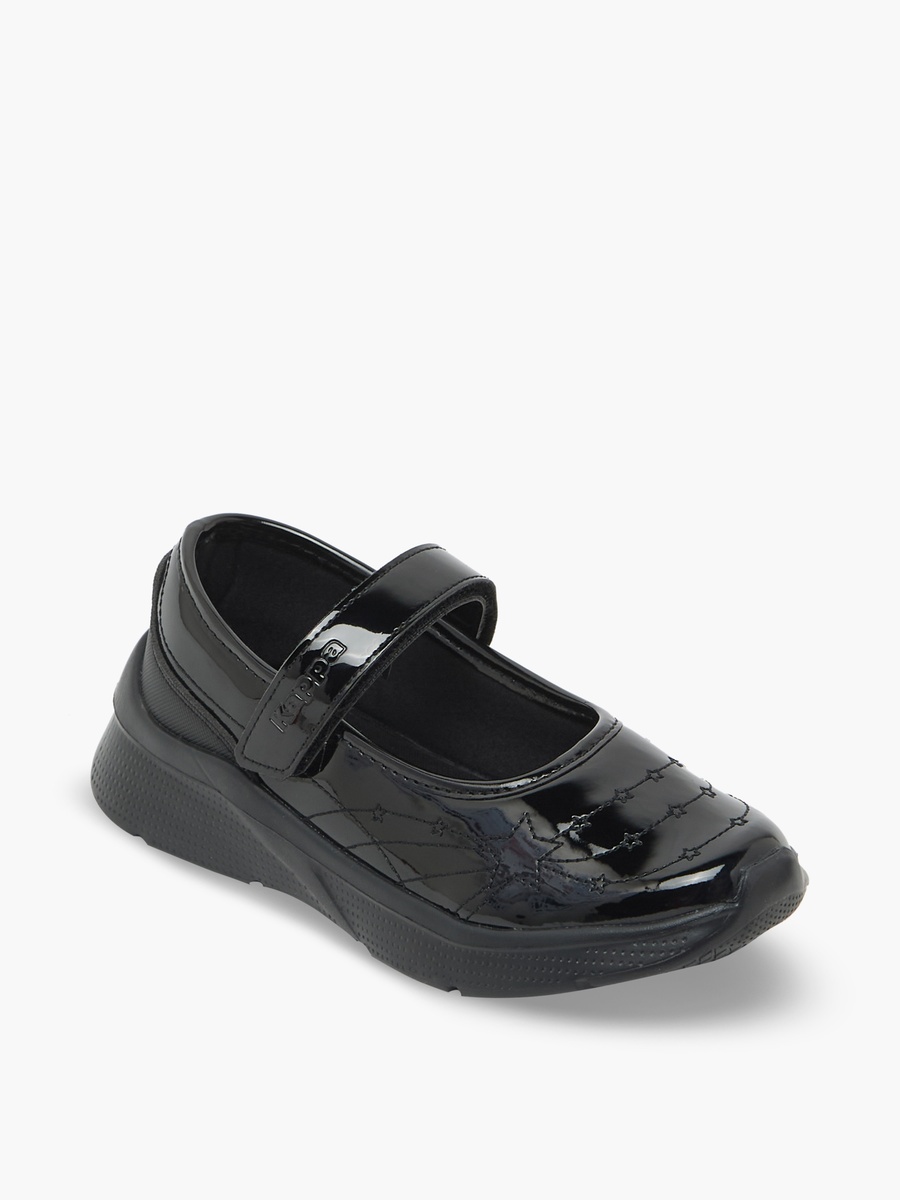 Girls Hook and Loop Mary Jane School Shoes