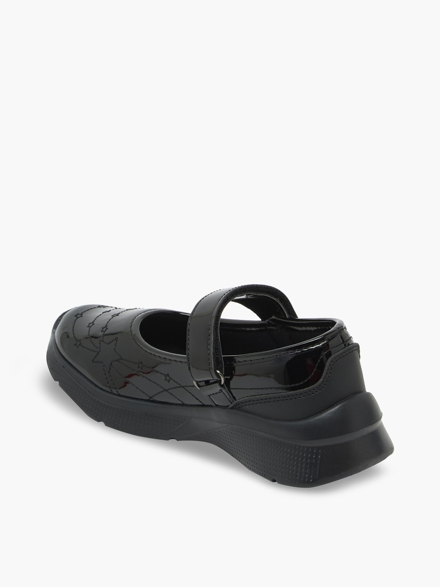 Girls Hook and Loop Mary Jane School Shoes