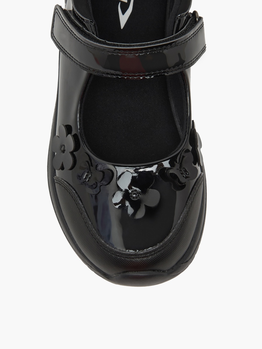 Girls Hook and Loop Mary Jane School Shoes