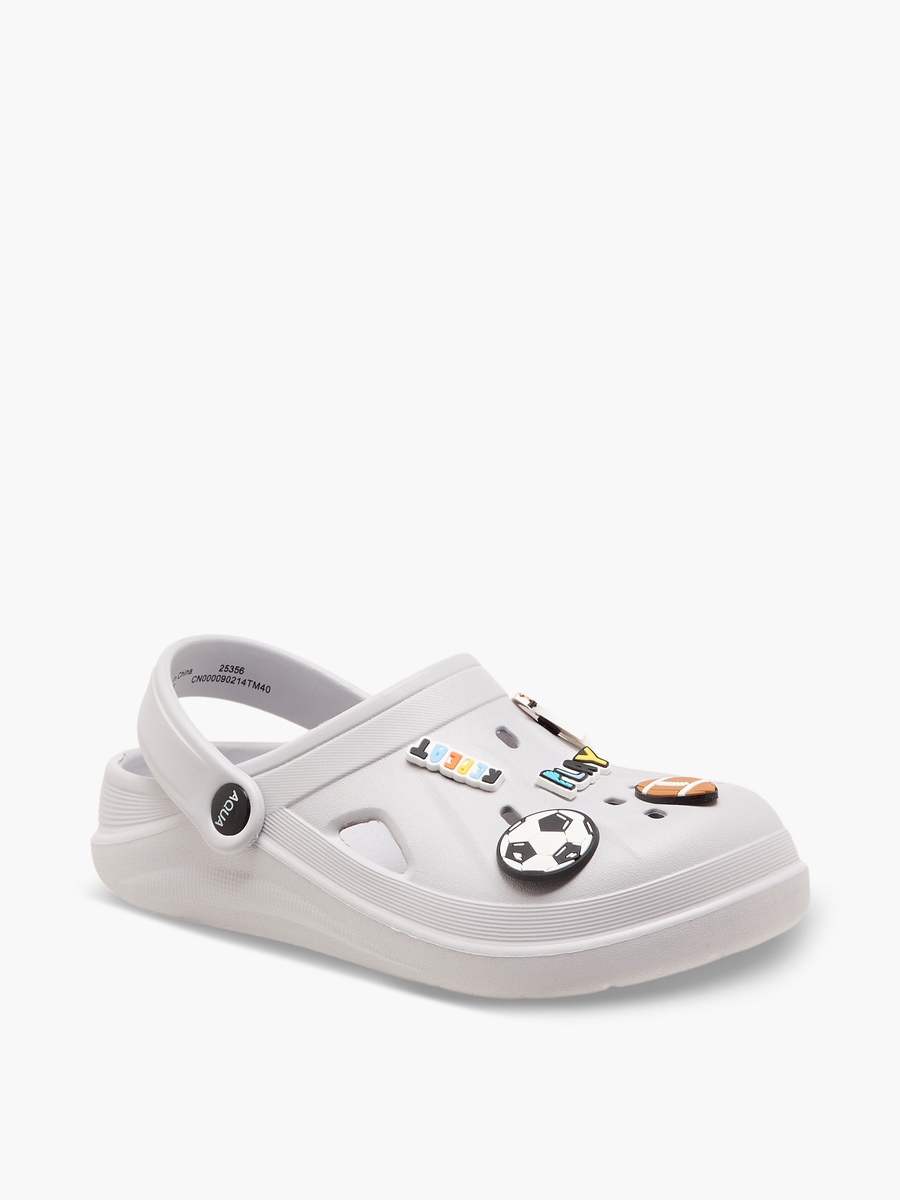 Boys Sports Jibbitz Embellished Clogs