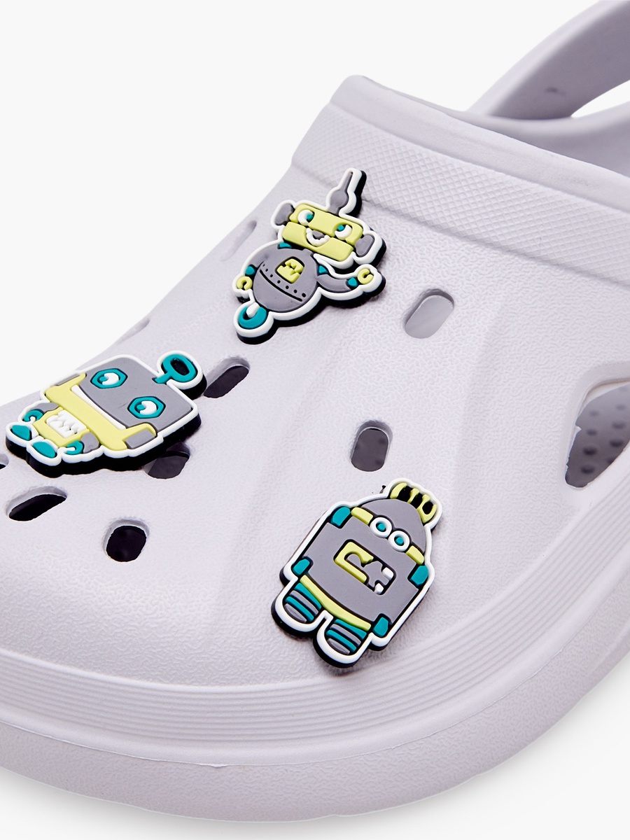 Boys Robot Jibbitz Clogs