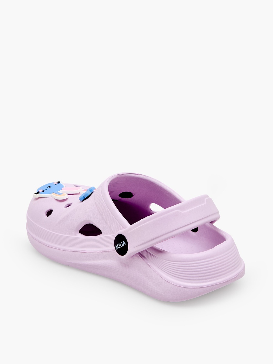 Girls Applique Detail Clogs