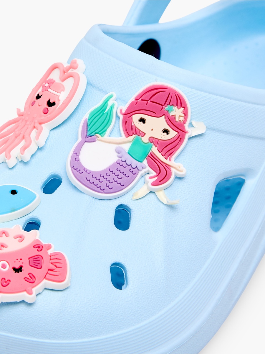 Girls Sea Creatures Jibbitz Clogs