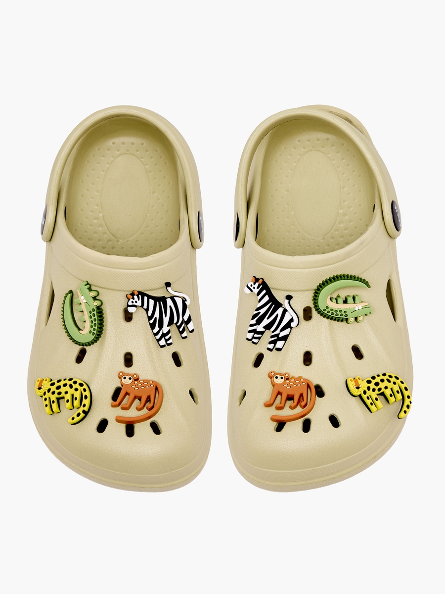 Boys Safari Jibbitz Clogs