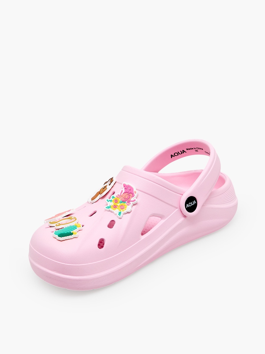 Girls Western Jibbitz Clogs