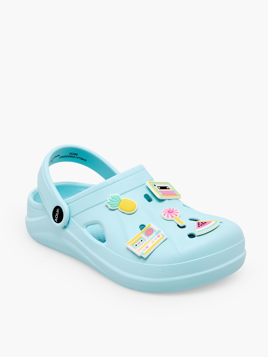 Girls Retro Jibbitz Clogs