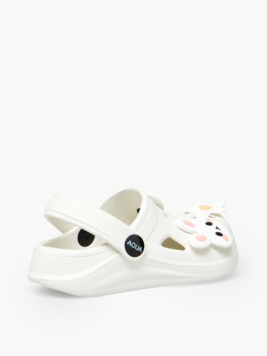 Girls Bunny and Floral Jibbitz Clogs