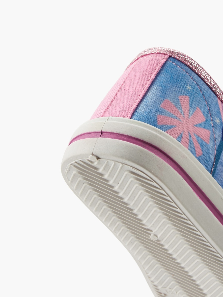 Girls Frozen Print Canvas Sneakers