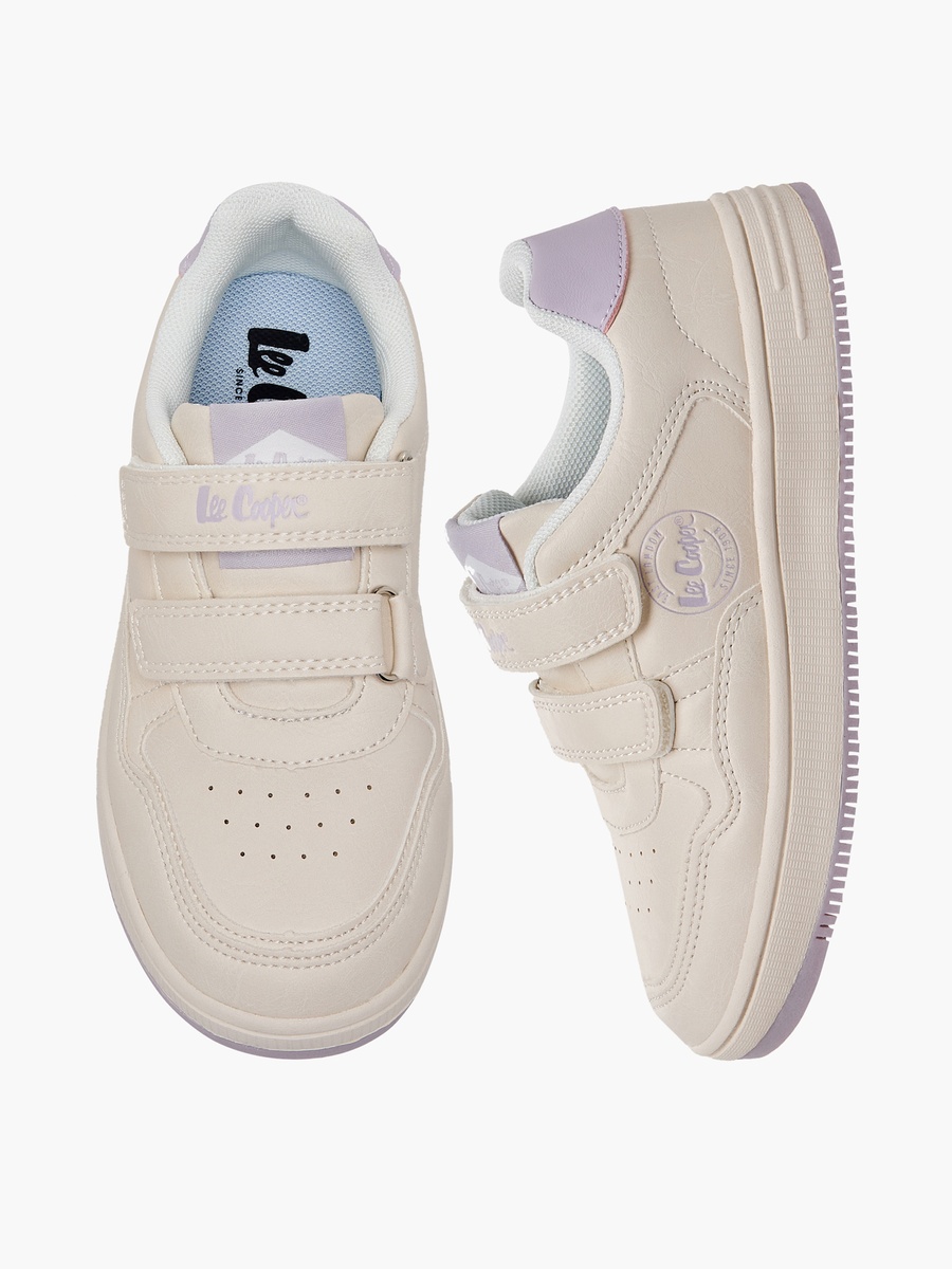 Girls Hook and Loop Ankle Sneakers